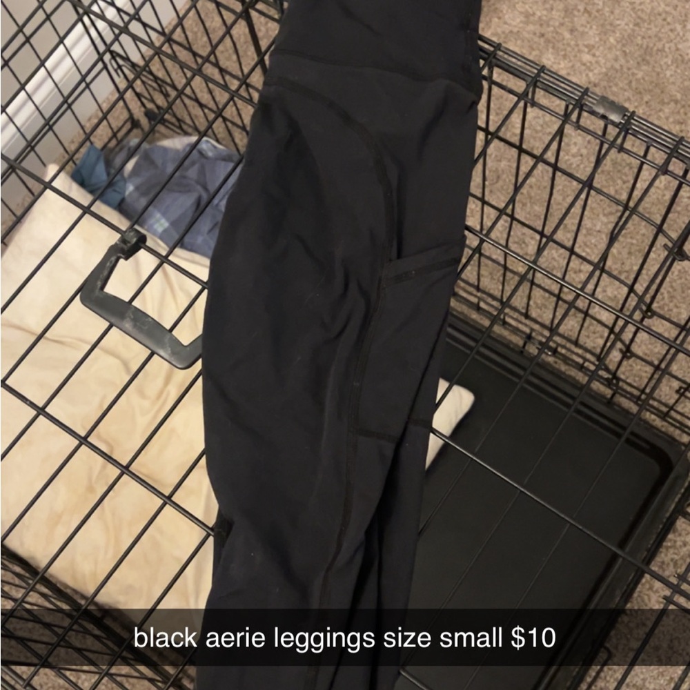 Aerie Kids Black Leggings